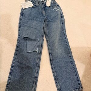 Good American Denim Jeans with Distressed Details